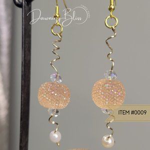 Elegant, Dangle Earrings- Oversized! Glamor Unique style by Tineka Dawn